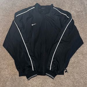 Black Nike windbreaker